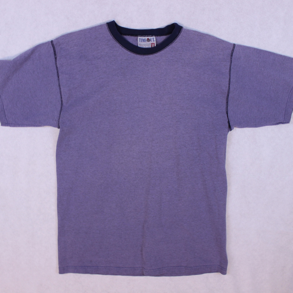 Timeout Heather Blue Vintage T Shirt